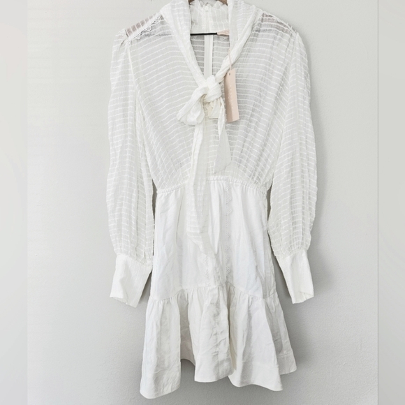 NWT Keepsake the lable New Look white mini dress size 4 - Picture 2 of 15